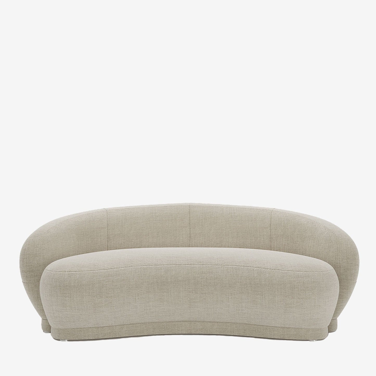 Canapé design tissu beige Bianca