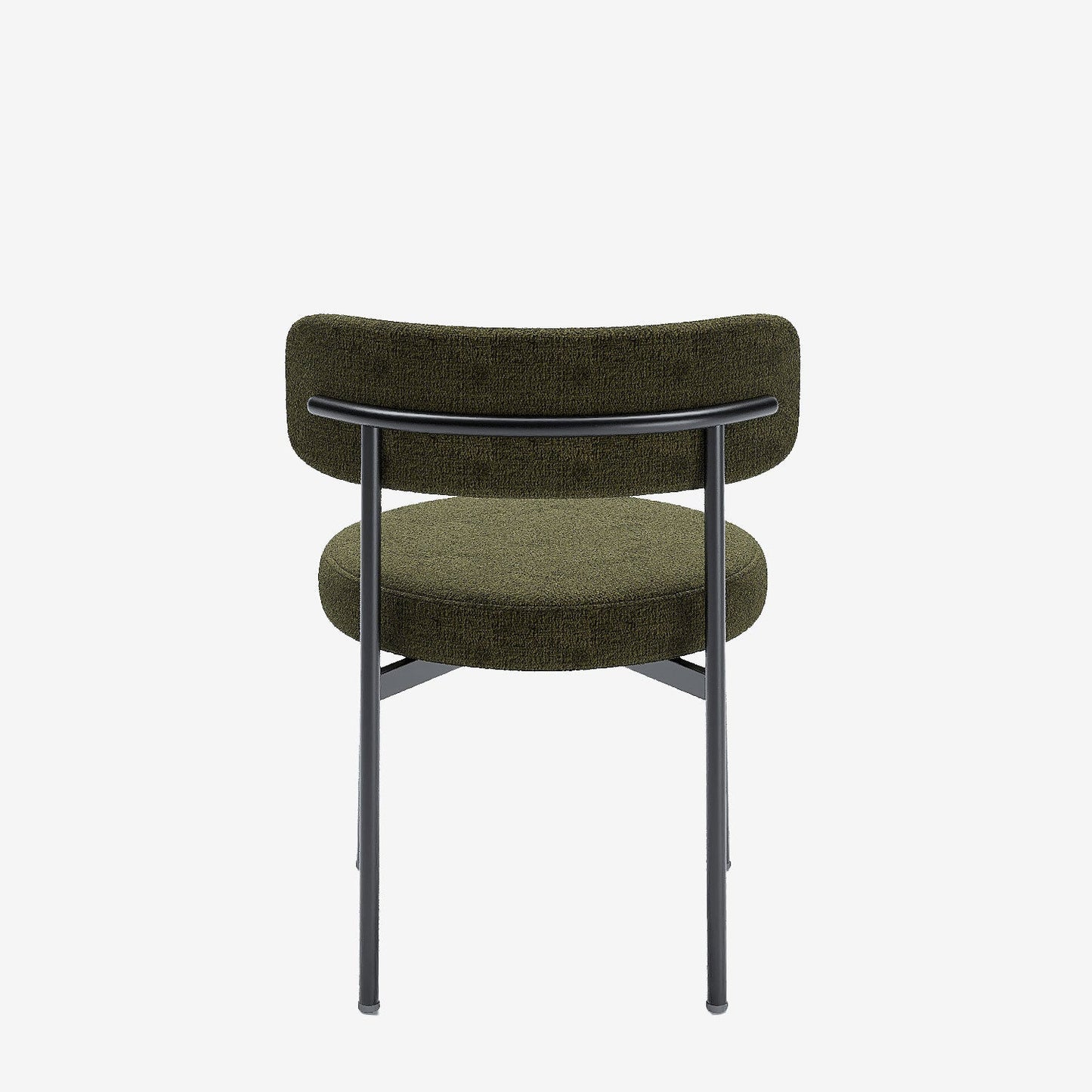 Lot de 2 chaises de table velours vert Scarlett