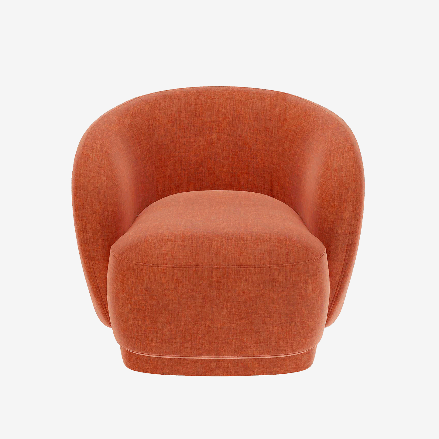 Fauteuil en velours ocre Victoria