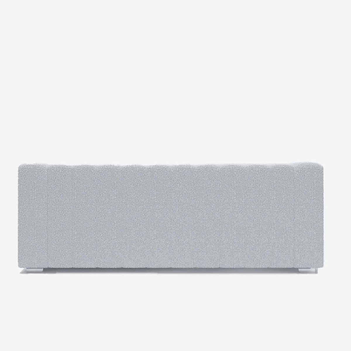 Canapé blanc tissu bouclette Garance