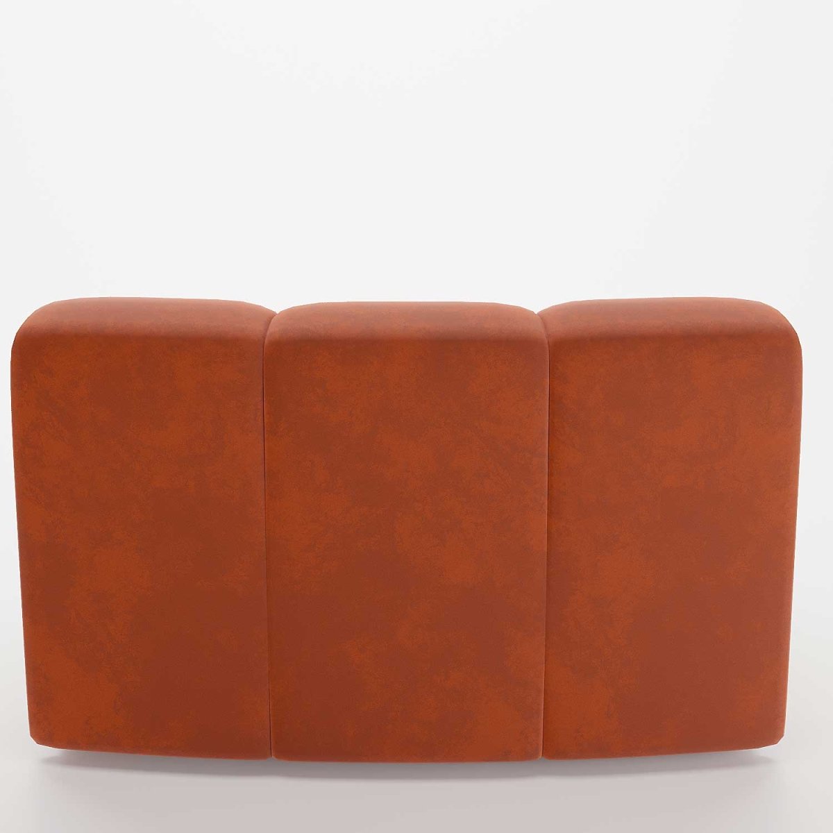 Chauffeuse d'angle pour canapé modulable en velours ocre Hélène
