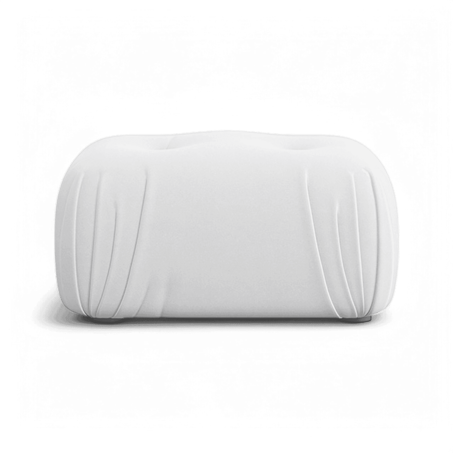Ottoman Rune en velours blanc cassé