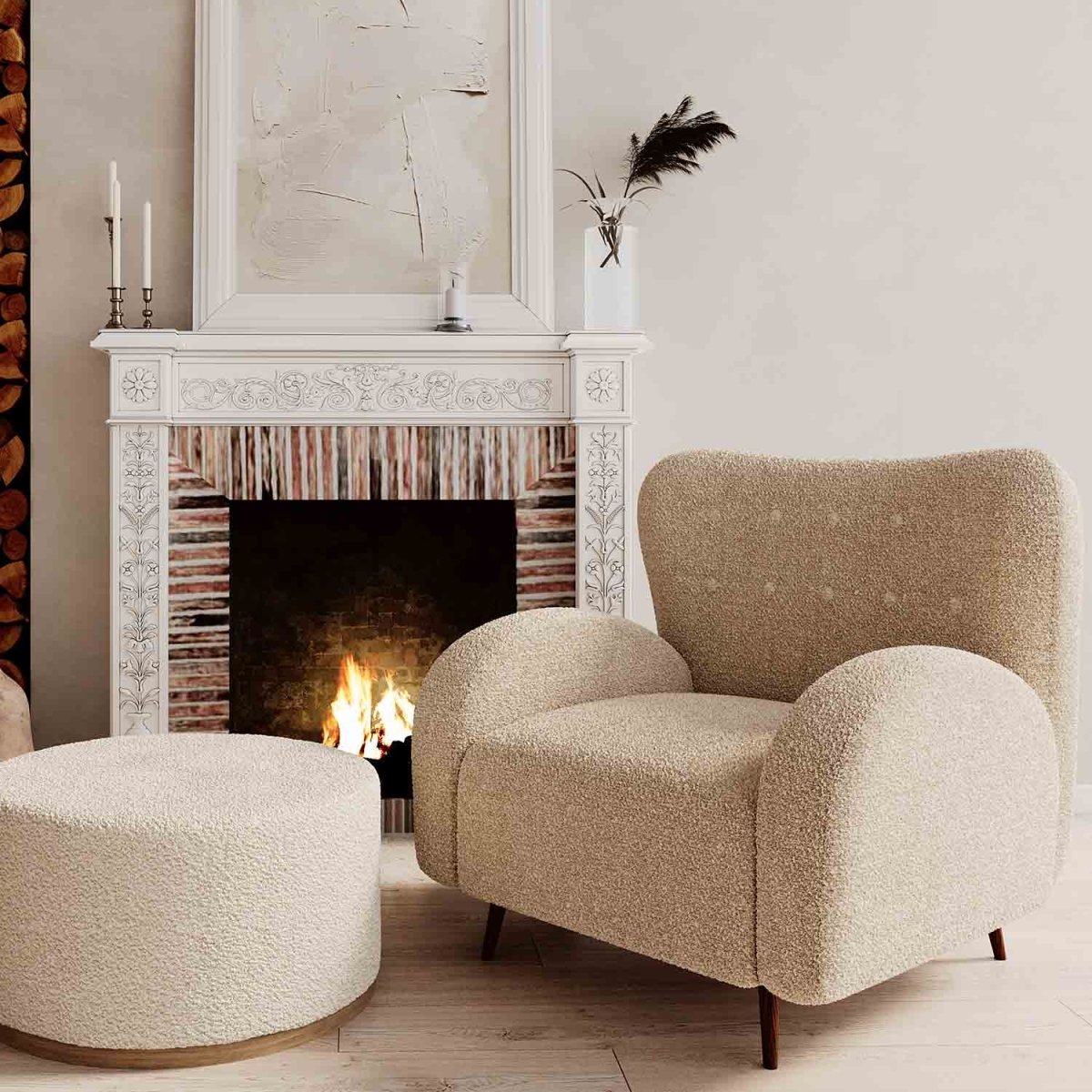 Fauteuil bouclette