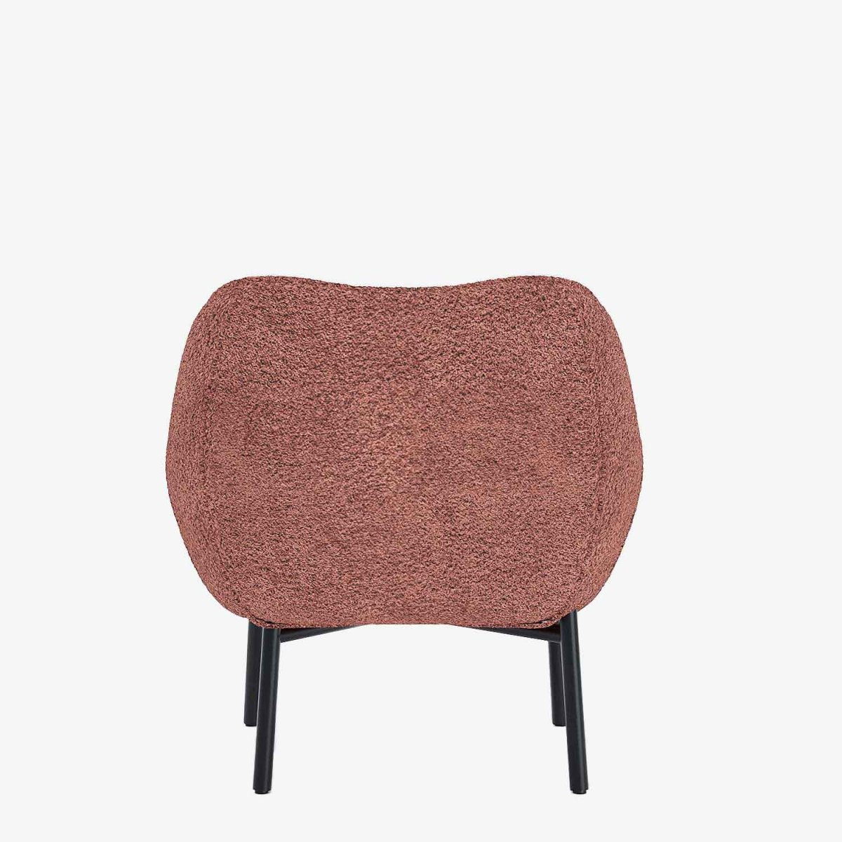 Fauteuil bouclette rose