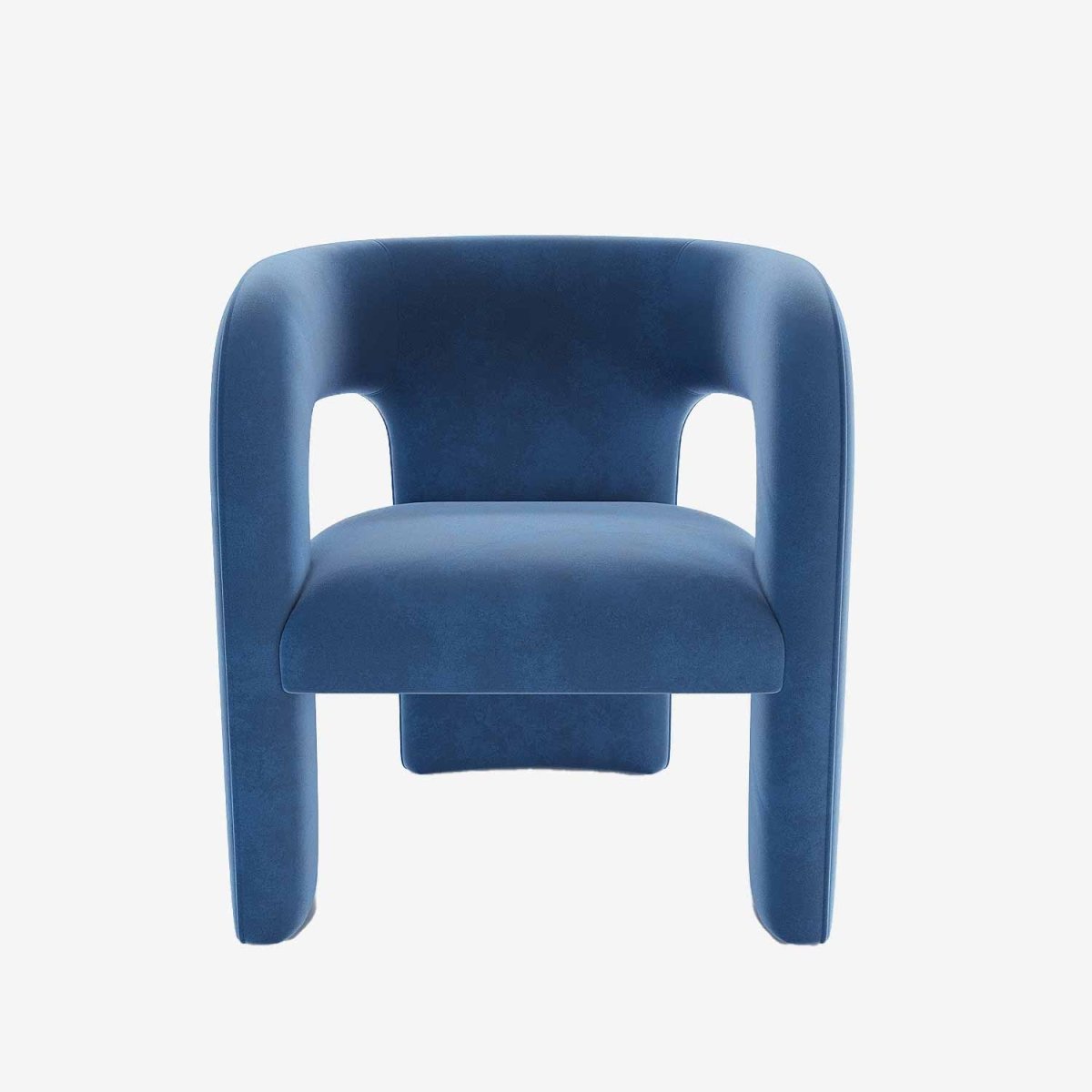 Fauteuil de salle à manger en velours