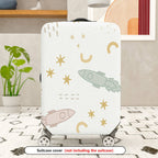 1-Piece Star Rocket Space Astronaut Cosmic Universe  Suitcase Luggage Cover, Stretch Protective Sleeve