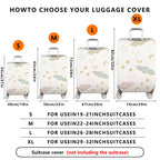 1-Piece Star Rocket Space Astronaut Cosmic Universe  Suitcase Luggage Cover, Stretch Protective Sleeve