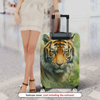 1-Piece Animal Jungle Wildlife Nature Art Tiger  Suitcase Luggage Cover, Stretch Protective Sleeve