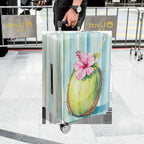 1-Piece Tropical Coconut Flower Holiday Beach Summer  Suitcase Luggage Cover, Stretch Protective Sleeve