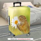 1-Piece Cute Animal Flower Nature Spring Travel  Suitcase Luggage Cover, Stretch Protective Sleeve