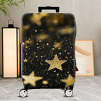 1-Piece Glitter Starry Night Sky Galaxy Cosmic Universe  Suitcase Luggage Cover, Stretch Protective Sleeve