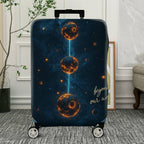 1-Piece Cosmic Galaxy Space Planet Pattern  Suitcase Luggage Cover, Stretch Protective Sleeve