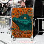 1-Piece Alligator Jungle Wild Nature Adventure Stay Wild  Suitcase Luggage Cover, Stretch Protective Sleeve