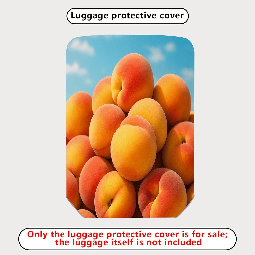 1-Piece Peach Fruit Cute Journey Fashion Travel  Suitcase Luggage Cover, Stretch Protective Sleeve