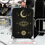 1-Piece Mystic Cosmic Eye Moon Starry Universe Constellation  Suitcase Luggage Cover, Stretch Protective Sleeve