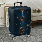 1-Piece Cosmic Galaxy Space Planet Pattern  Suitcase Luggage Cover, Stretch Protective Sleeve