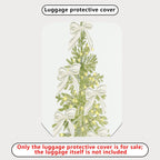 1-Piece Christmas Tree Bow  Holiday Decorative  Suitcase Luggage Cover, Stretch Protective Sleeve