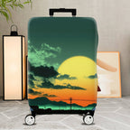 1-Piece Sunset Mountain Landscape Cloud Sky Nature  Suitcase Luggage Cover, Stretch Protective Sleeve