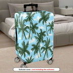 1-Piece Tropical Palm Trees Sky Print Travel Holiday Nature  Suitcase Luggage Cover, Stretch Protective Sleeve