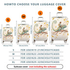 1-Piece Adventure Forest Fantasy Whimsical Autumn  Suitcase Luggage Cover, Stretch Protective Sleeve