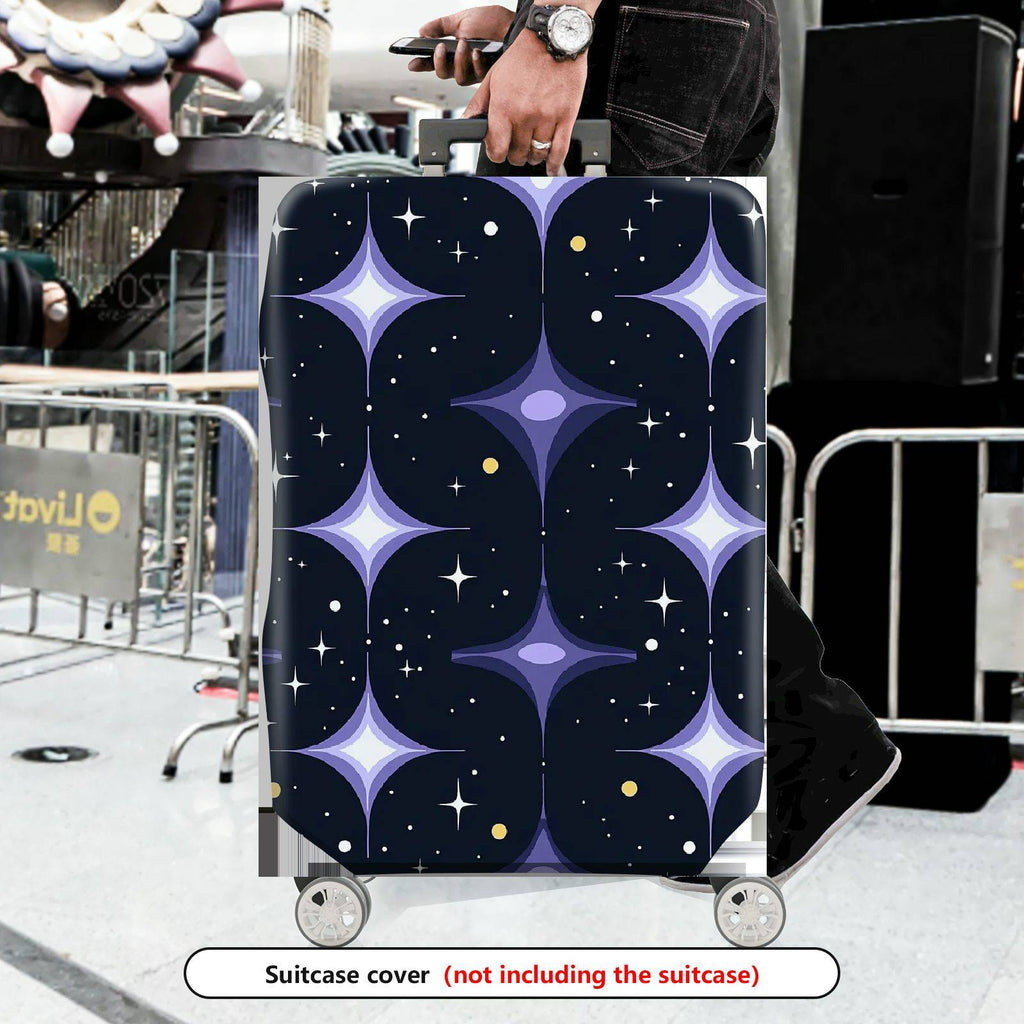 1-Piece Space Star Galaxy Constellation Celestial Cosmic  Suitcase Luggage Cover, Stretch Protective Sleeve