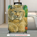 1-Piece Animal Nature Art Colorful Relaxing Vibrant  Suitcase Luggage Cover, Stretch Protective Sleeve