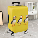 1-Piece Yellow Puffin Bird Animal  Cute Fun  Suitcase Luggage Cover, Stretch Protective Sleeve