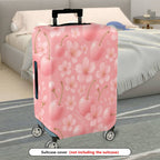 1-Piece Cherry Blossom Pink Flower Fruit Cute Sweet  Suitcase Luggage Cover, Stretch Protective Sleeve