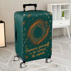 1-Piece Galaxy Starry Sky Space Cosmic Astronomy  Suitcase Luggage Cover, Stretch Protective Sleeve
