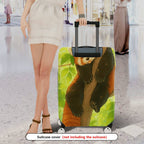 1-Piece Cute Red Panda Tree Leaves Nature Animal  Suitcase Luggage Cover, Stretch Protective Sleeve