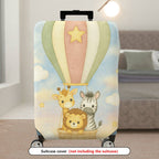 1-Piece Animal Hot Air Balloon Star Cloud Sky  Suitcase Luggage Cover, Stretch Protective Sleeve