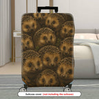 1-Piece Hedgehog Nature Animals Forest Wildlife Cute  Suitcase Luggage Cover, Stretch Protective Sleeve