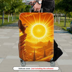 1-Piece Eagle Sun Landscape Nature Scenic Majestic  Suitcase Luggage Cover, Stretch Protective Sleeve