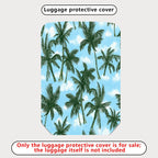 1-Piece Tropical Palm Trees Sky Print Travel Holiday Nature  Suitcase Luggage Cover, Stretch Protective Sleeve