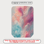 1-Piece Abstract Colorful Cloud Pattern  Suitcase Luggage Cover, Stretch Protective Sleeve