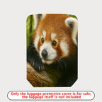 1-Piece Woodland Animal Red Panda Cute Nature Wildlife Forest  Suitcase Luggage Cover, Stretch Protective Sleeve
