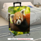 1-Piece Red Panda Animal Nature Wildlife Cute Forest  Suitcase Luggage Cover, Stretch Protective Sleeve