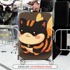 1-Piece Animal Striped Cute Decorative Colorful  Suitcase Luggage Cover, Stretch Protective Sleeve