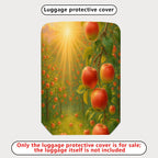 1-Piece Apple Orchard Sunset Nature Harvest Fruit Sun  Suitcase Luggage Cover, Stretch Protective Sleeve