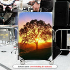 1-Piece Sunrise Tree Nature Landscape Scenery Sunset  Suitcase Luggage Cover, Stretch Protective Sleeve