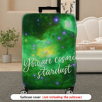 1-Piece Cosmic Stardust Galaxy Universe Inspirational Nebula  Suitcase Luggage Cover, Stretch Protective Sleeve