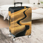 1-Piece Scenic Field Path Autumn Nature Landscape Tree  Suitcase Luggage Cover, Stretch Protective Sleeve