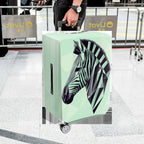 1-Piece Geometric Zebra Animal Pattern  Suitcase Luggage Cover, Stretch Protective Sleeve