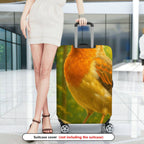1-Piece Bird Nature Forest Art Cute Animal Wildlife  Suitcase Luggage Cover, Stretch Protective Sleeve