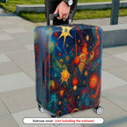 1-Piece Cosmic Starry Space Galaxy Nebula Universe  Suitcase Luggage Cover, Stretch Protective Sleeve