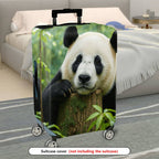 1-Piece Panda Forest Nature Wildlife Cute Animal  Suitcase Luggage Cover, Stretch Protective Sleeve
