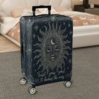1-Piece Sun Moon Starry Spiritual Mystical Cosmic  Suitcase Luggage Cover, Stretch Protective Sleeve