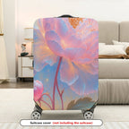 1-Piece Floral Artistic Pastel Dreamy Elegant Luggage  Suitcase Luggage Cover, Stretch Protective Sleeve