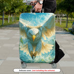 1-Piece Eagle Nature Water Flight Artistic Majestic  Suitcase Luggage Cover, Stretch Protective Sleeve