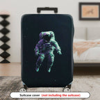 1-Piece Space Astronaut Galaxy Cosmic Universe Star  Suitcase Luggage Cover, Stretch Protective Sleeve